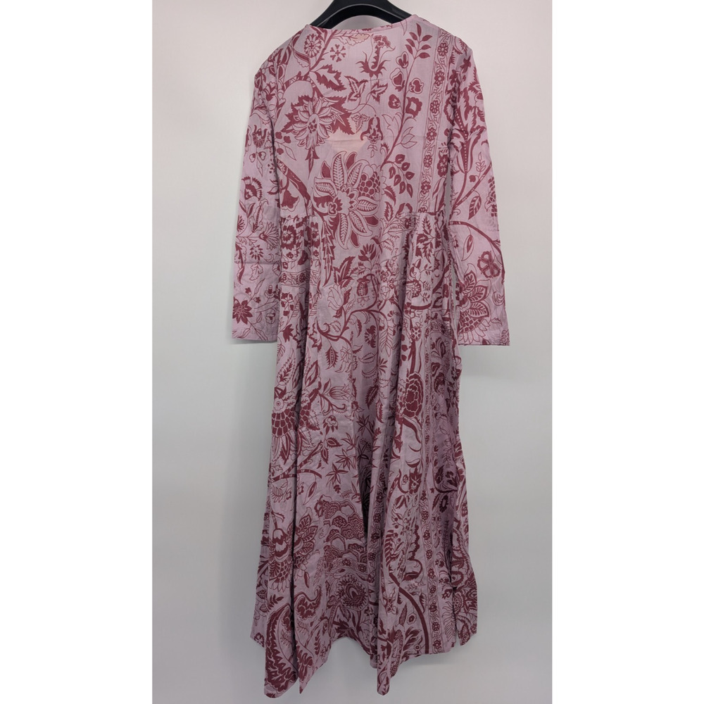 Nwt Matta Ny Moksha Tree Of Life Maxi Cotton Dress Size Xs Lilac Purple #1b454 — image 6 of 8